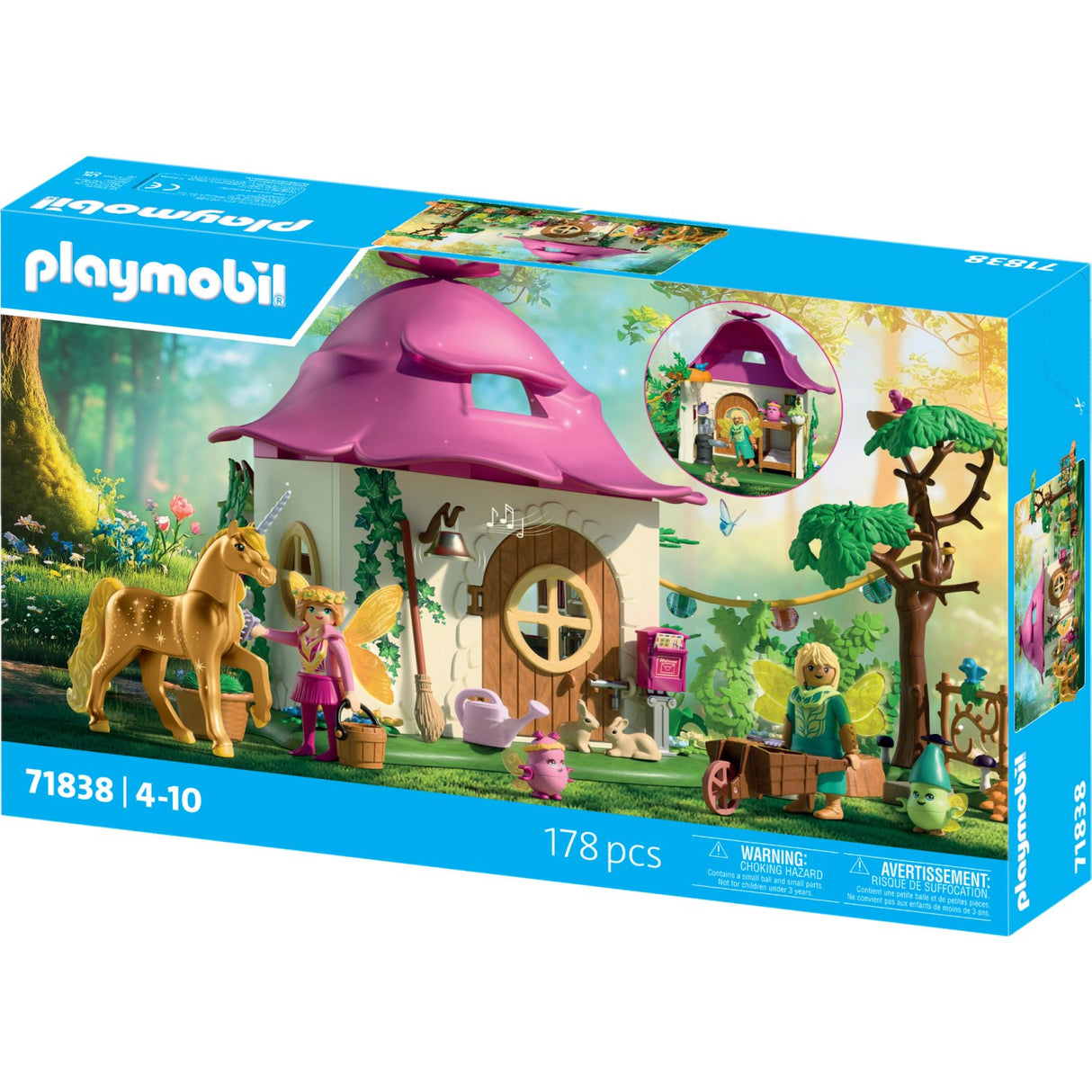 Playmobil® Cozy Fe Home With Golden Unicorn