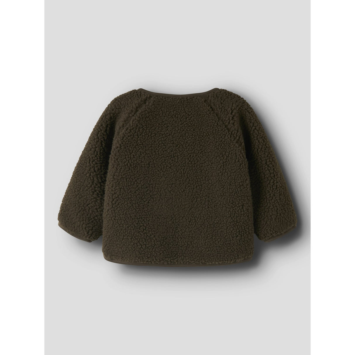 Lil'Atelier Dark Earth Nbnnalo Bia Loose Sherpa Jakke Lil