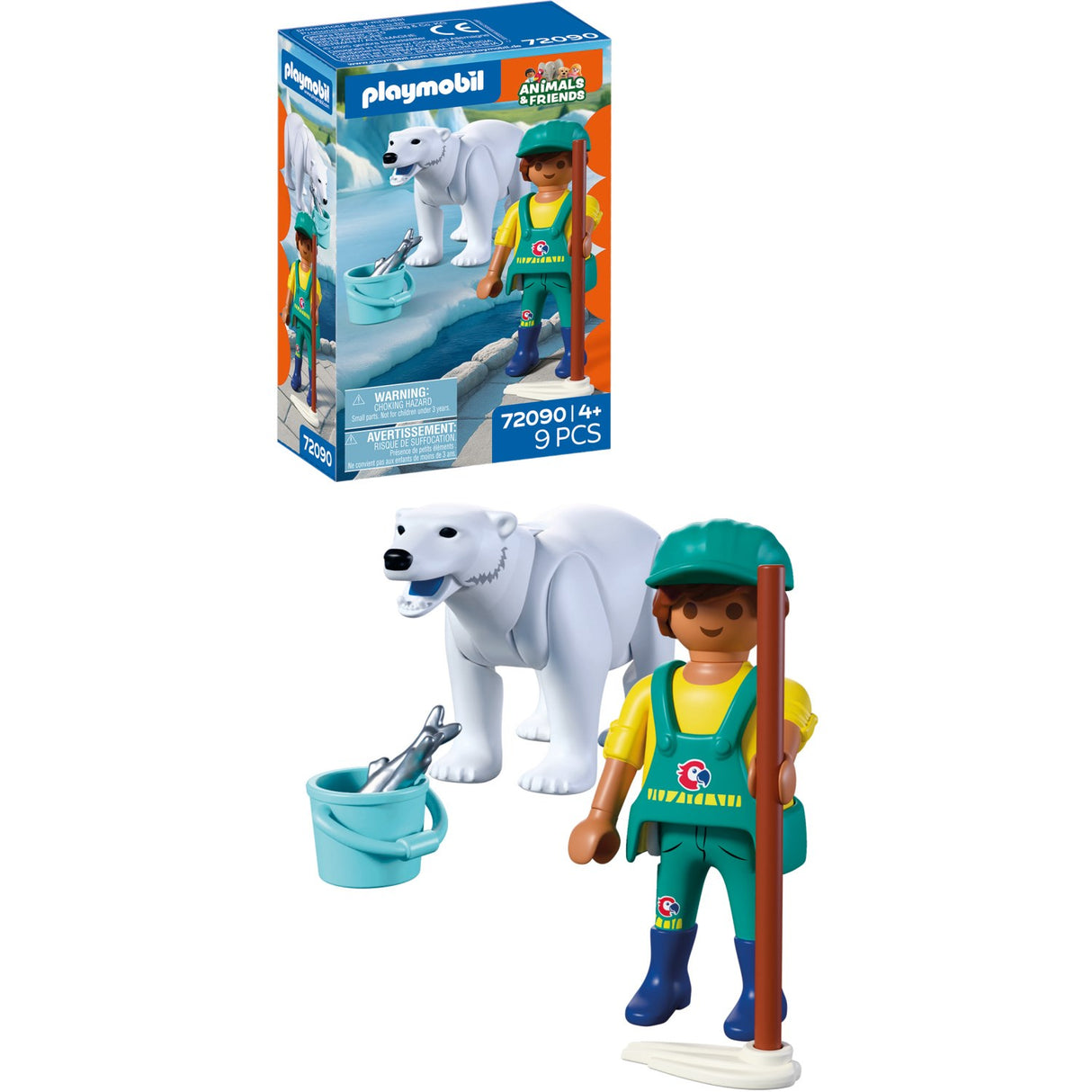 Playmobil® Zoo: Polar Bjørn And Zookeeper