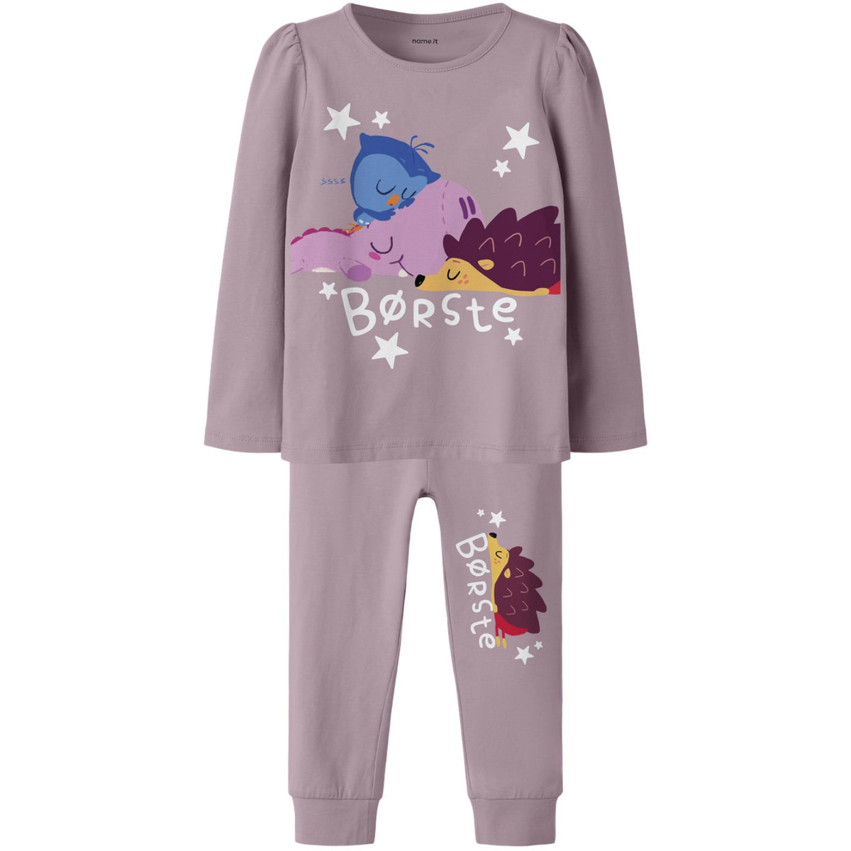 Name It Mauve Shadows Nmfaba Borste Ls Natsæt Dr