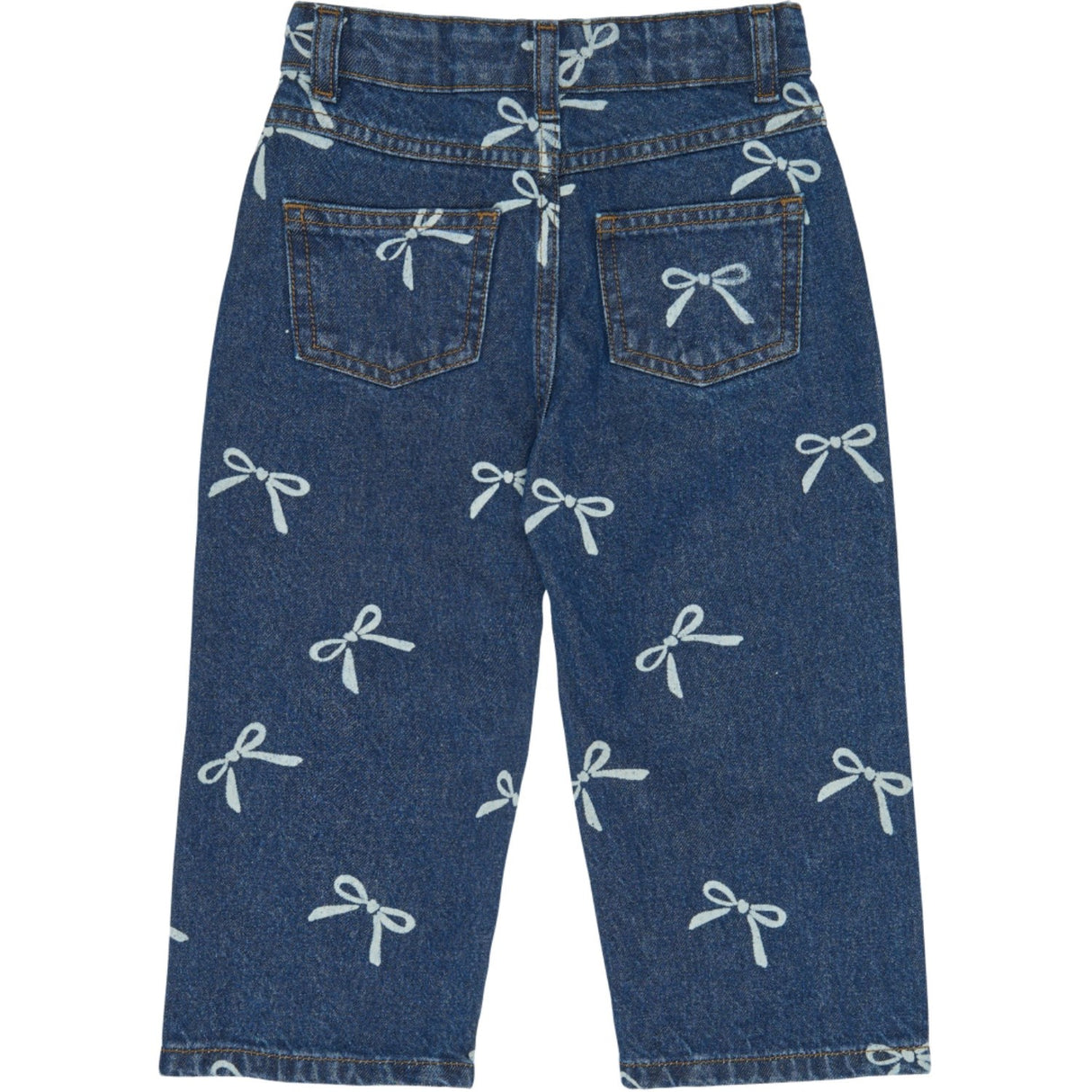 THE NEW Siblings Medium Blue Denim AOP Tnstvinaya Regular Fit Jeans