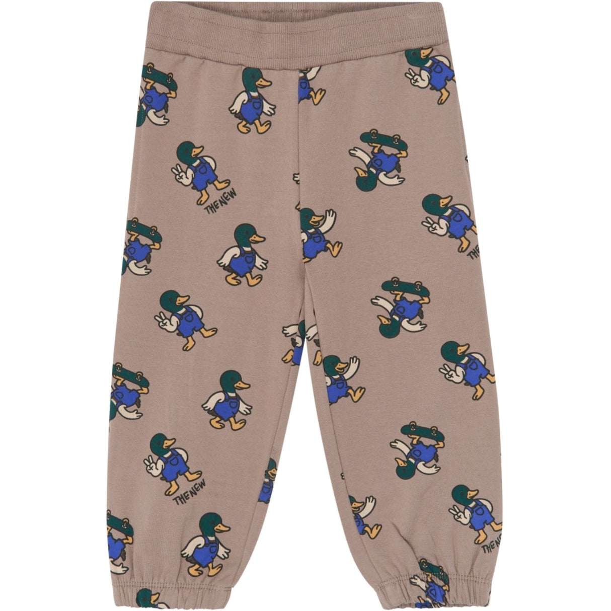 THE NEW Siblings Taupe Gray AOP Tn Tnstvhil Sweatpants
