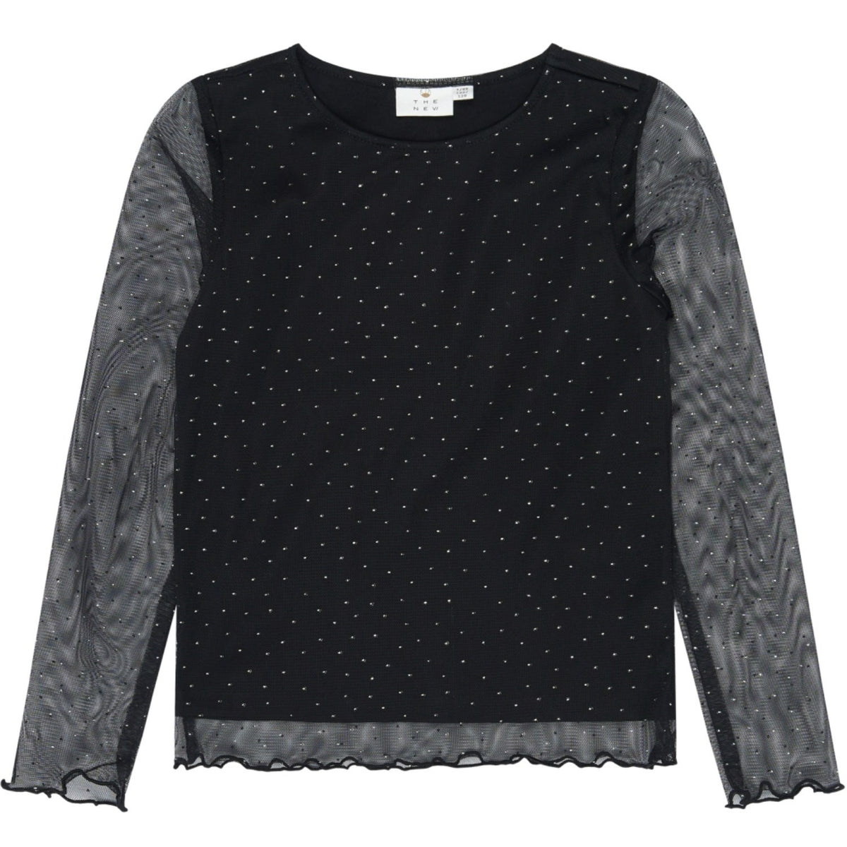 The New Black Beauty Tnyancy L_S Mesh Top