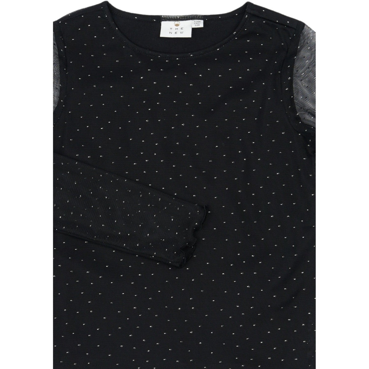 The New Black Beauty Tnyancy L_S Mesh Top