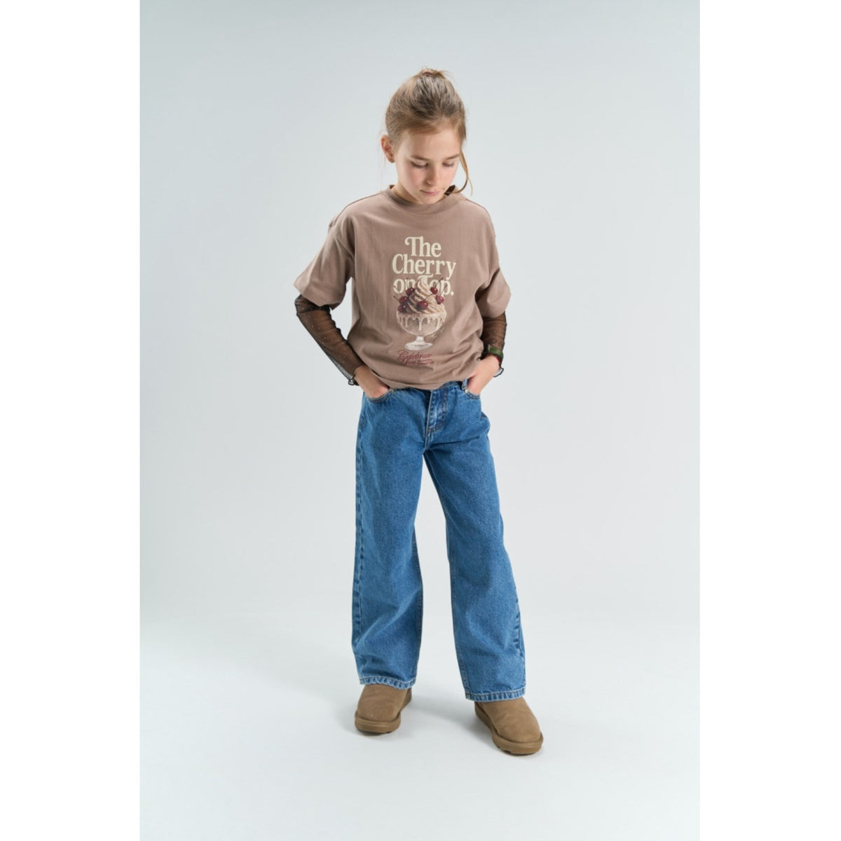 The New Taupe Gray Tn Tnyoletta Os S_S Tee