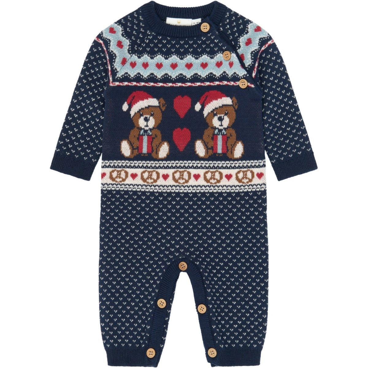 THE NEW Siblings Multi Colour Tnsbholiday Jacquard Buksedragt