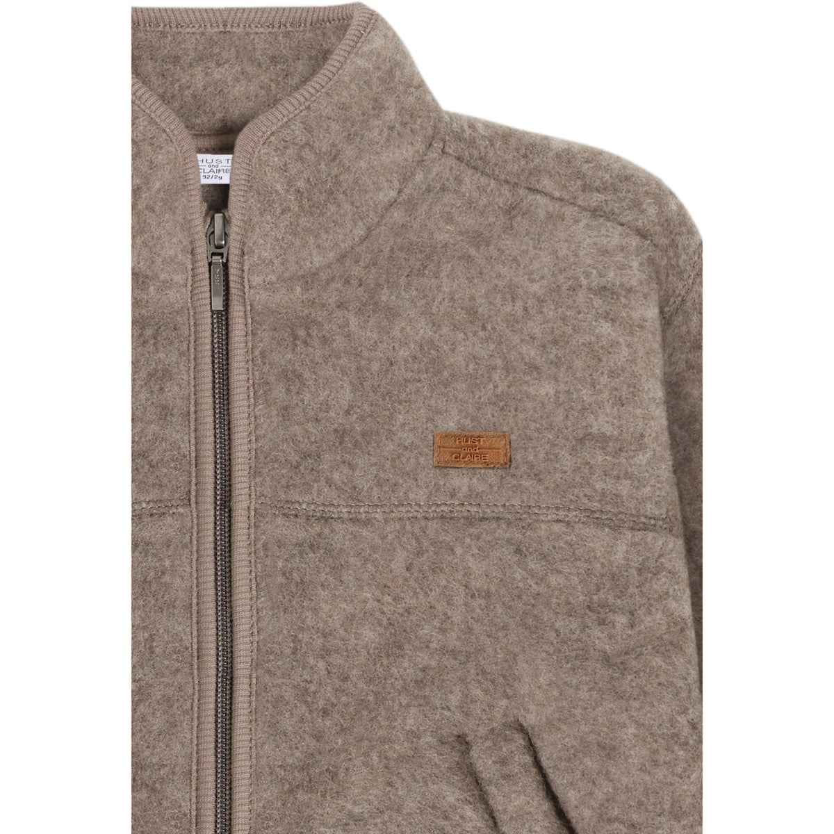 Hust & Claire Deer Melange Emi Zip Jakke Uld