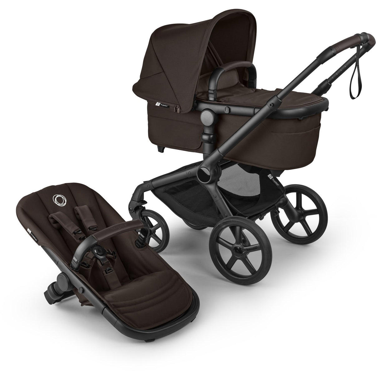 Bugaboo Bugaboo Fox 5 Renew Complete Black/Cocoa Brown-Cocoa Brown