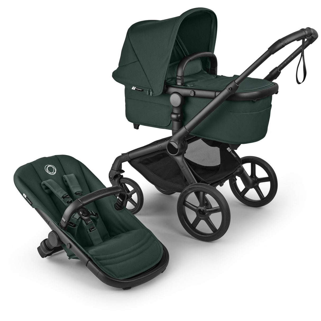 Bugaboo Bugaboo Fox 5 Renew Complete Black/Fern Green-Fern Green