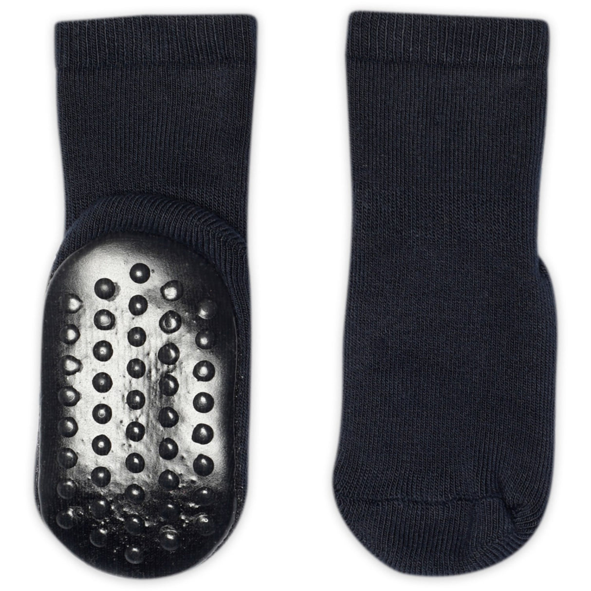 Gobabygo Navy Bomuld Strømper Anti-Slip