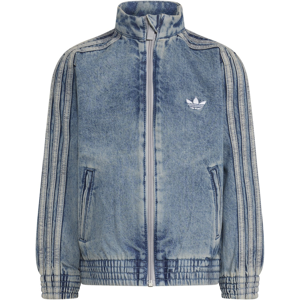 adidas Originals Worn Blue Denim Firebird Den Tt Jakke