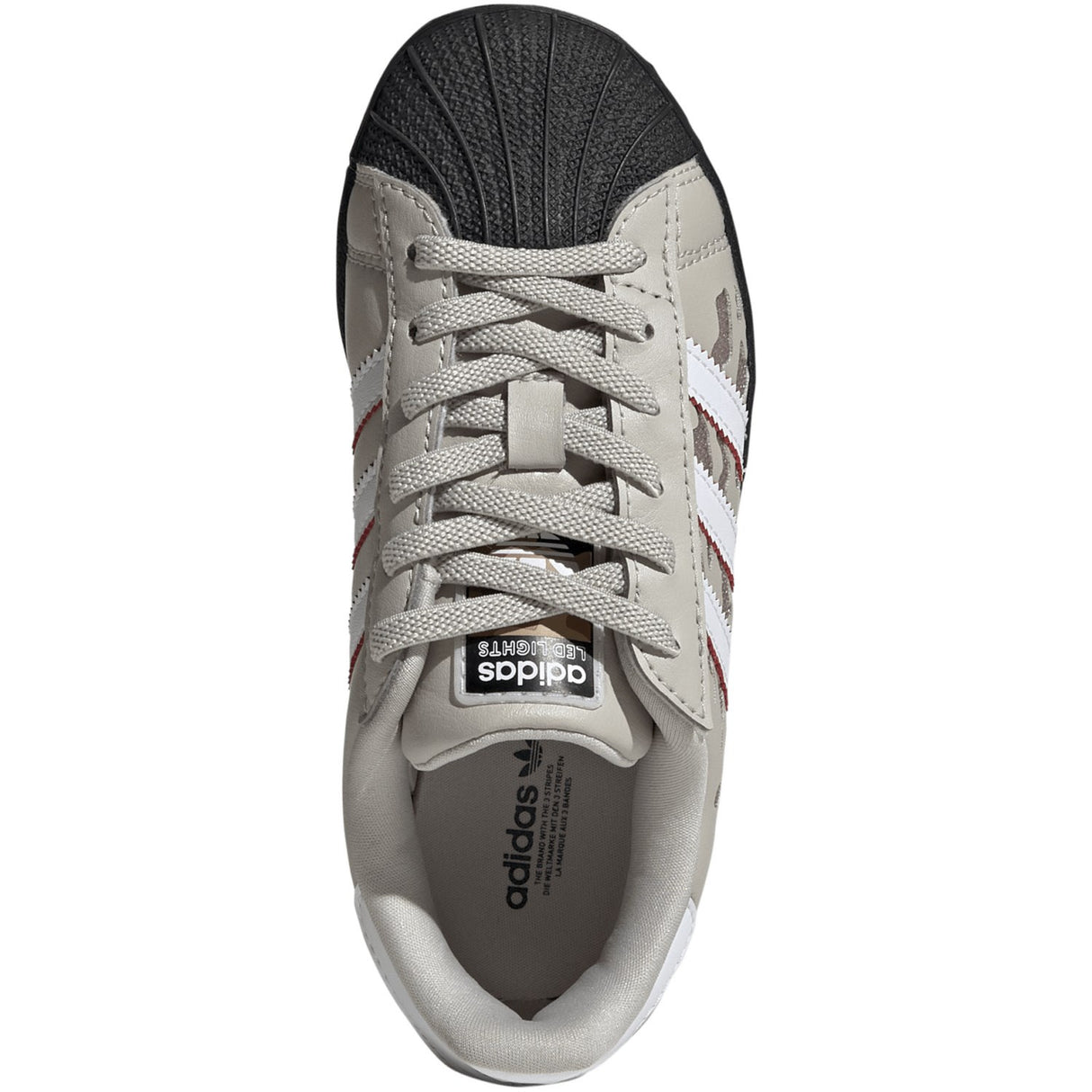 adidas Originals Wonder Alumina Ftwr White Wonder White Superstar Led Lights Cf El C Sneakers