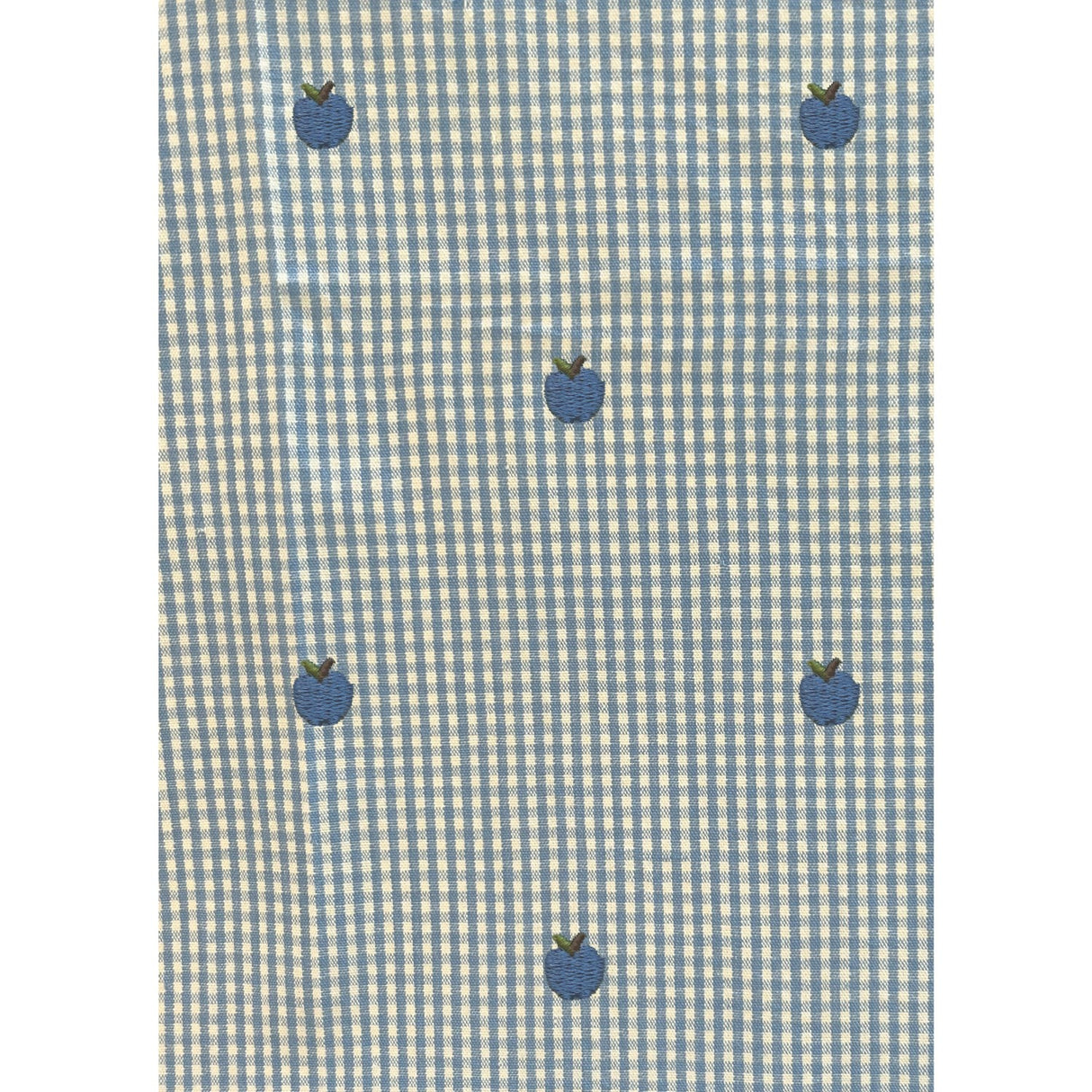 Flöss Light Blue Apple Gingham Ellis Dyne + Pude Junior