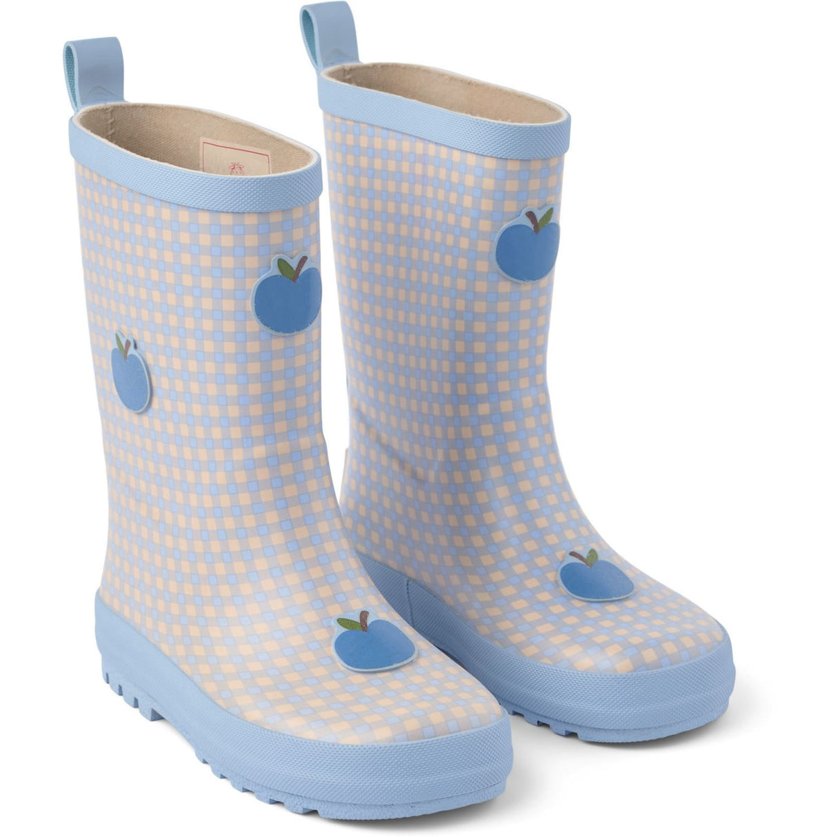 Flöss Apple Gingham Misty Rain Gummistøvler