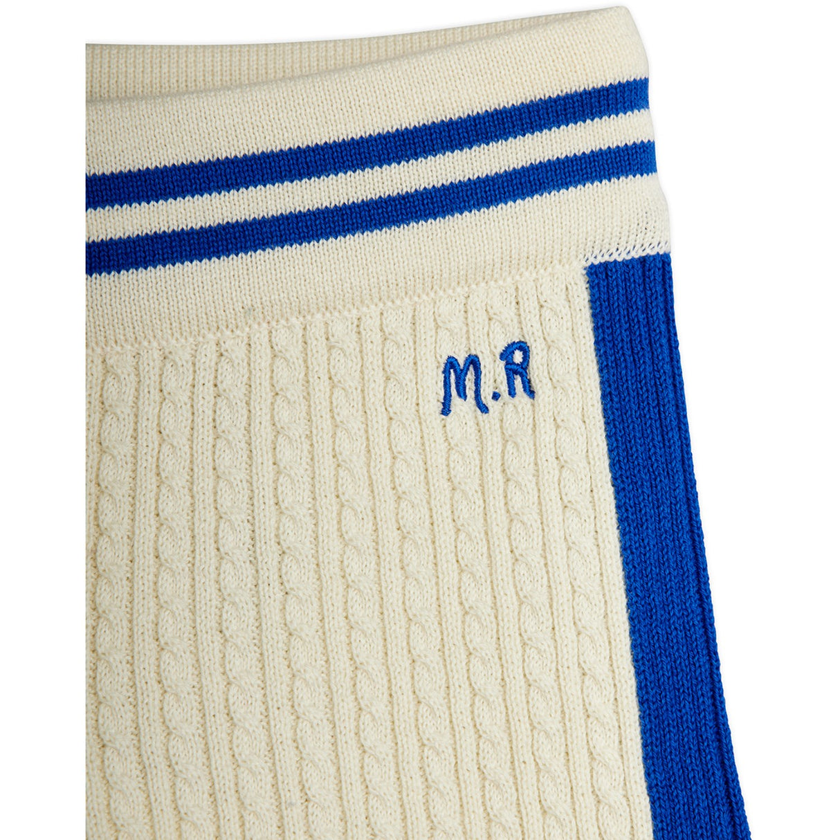 Mini Rodini Off-White Cable Strik Shorts