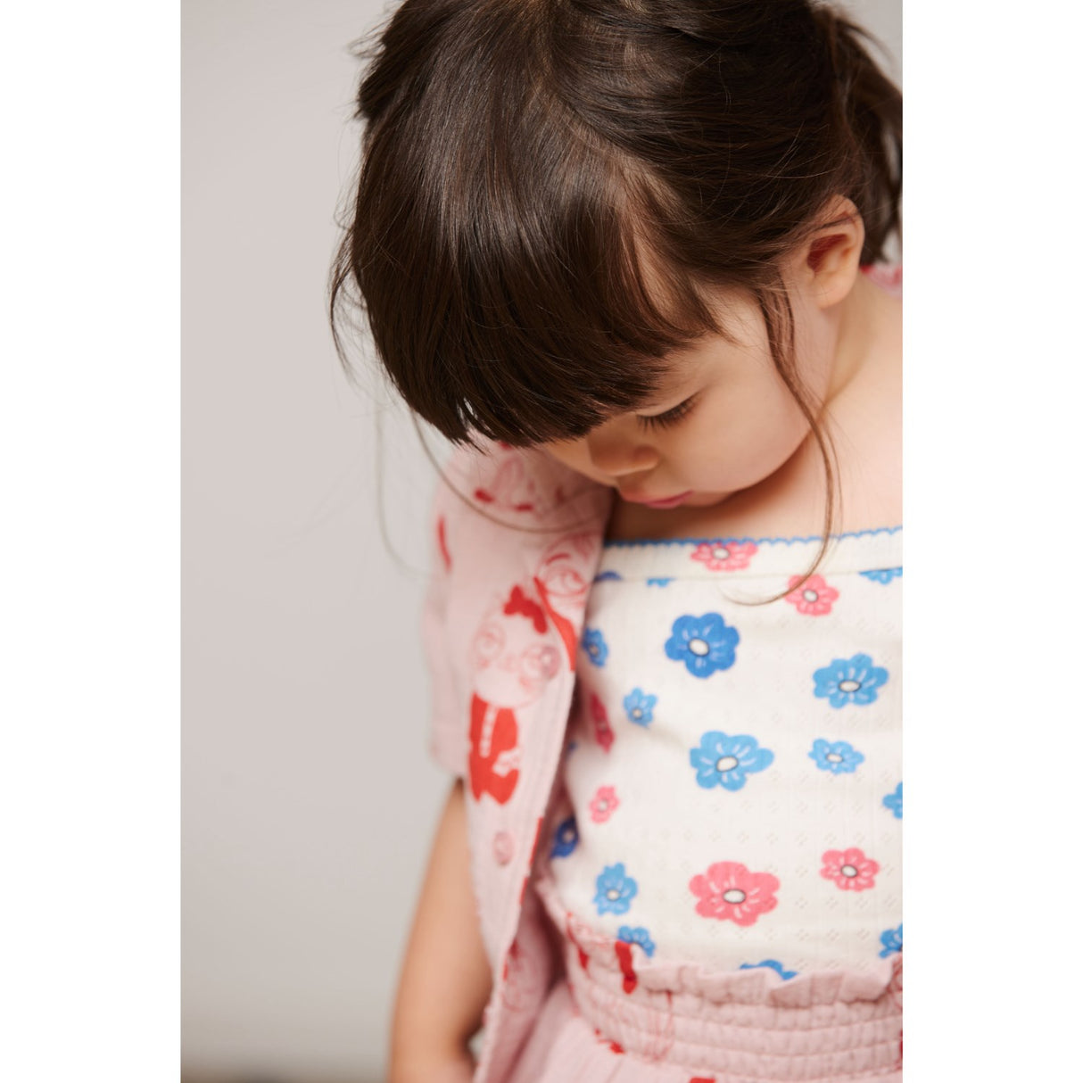 Mini Rodini Pink Minibabies Aop Baby Sæt