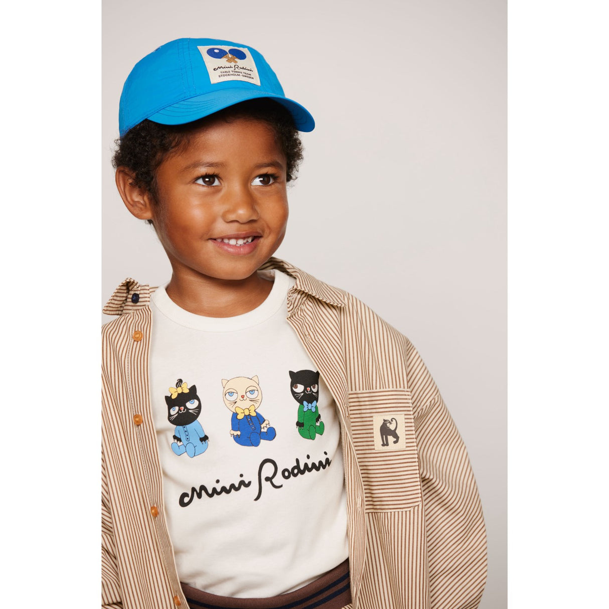 Mini Rodini Brown Poplin Yd Ls Skjorte