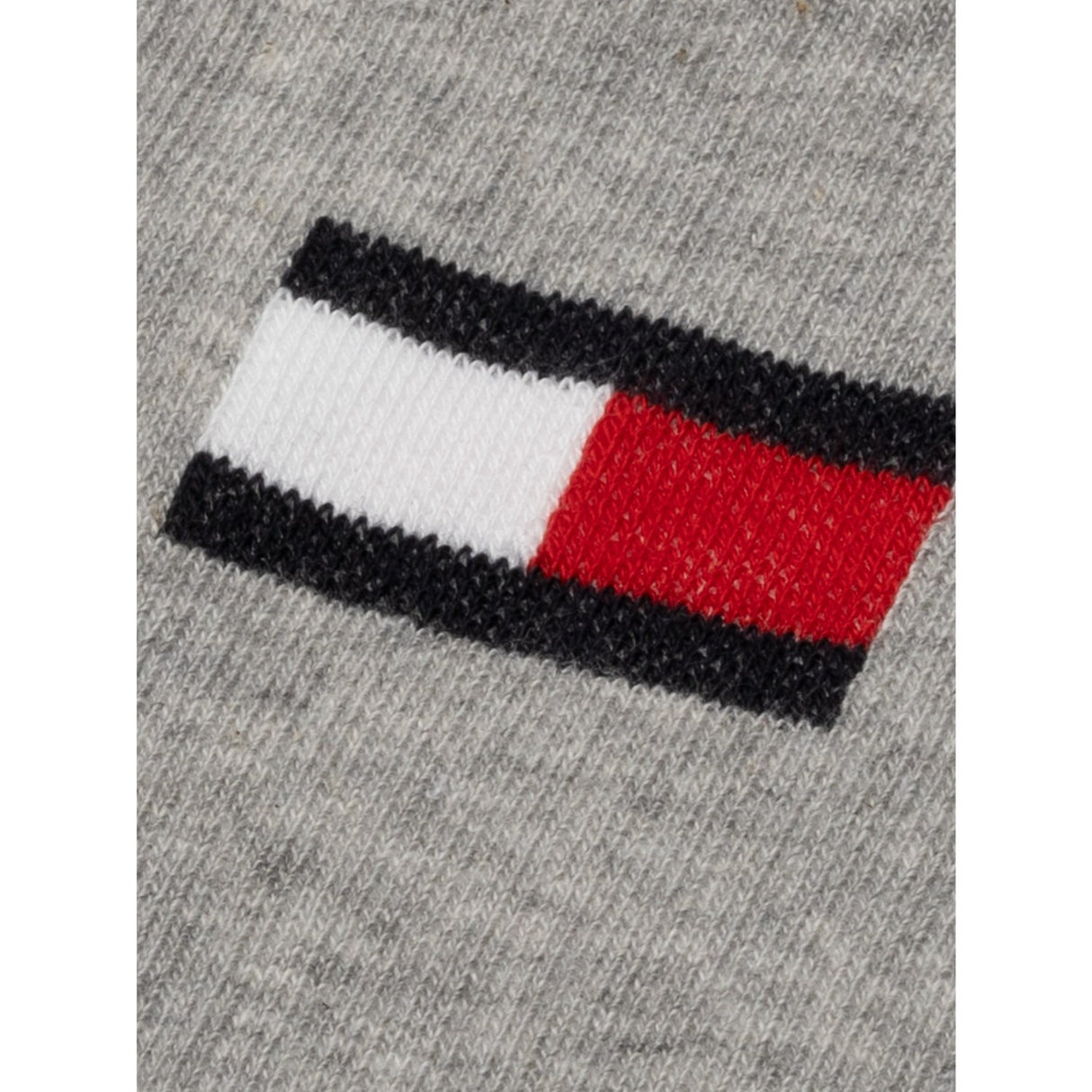 Tommy Hilfiger Grey Melange Kids Strømper 2-Pak Flag