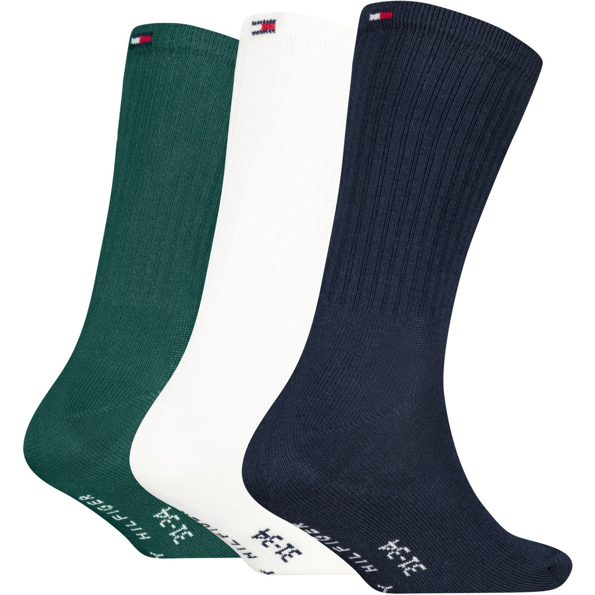 Tommy Hilfiger Navy Kids Strømper 3-Pak Ny Sport