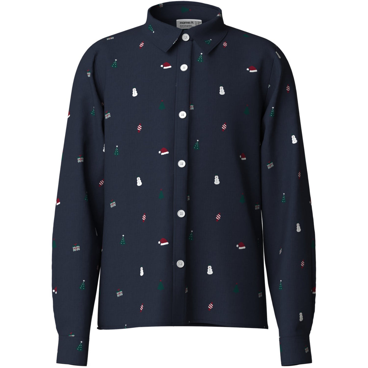 Name It Navy Blazer Nkmviggo Ls Skjorte