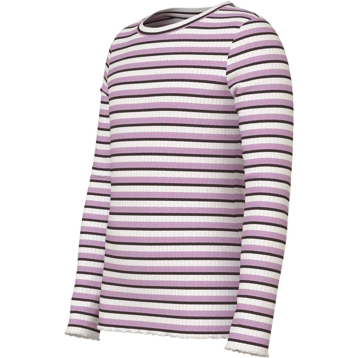 Name It Full Blooming Pink Nkfvemma Glitter Ls Slim Top