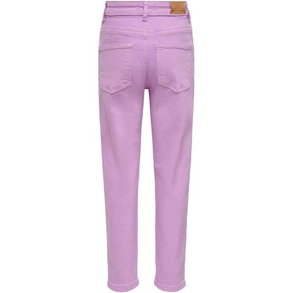 Kids ONLY Orchid Bloom Calla Mom Fit Jeans