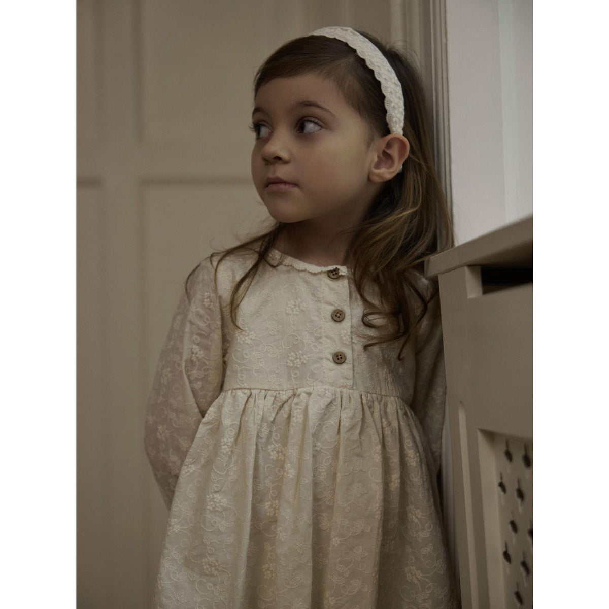 Lil'Atelier Turtledove Nmfrenna Ls Loose Kjole Lil
