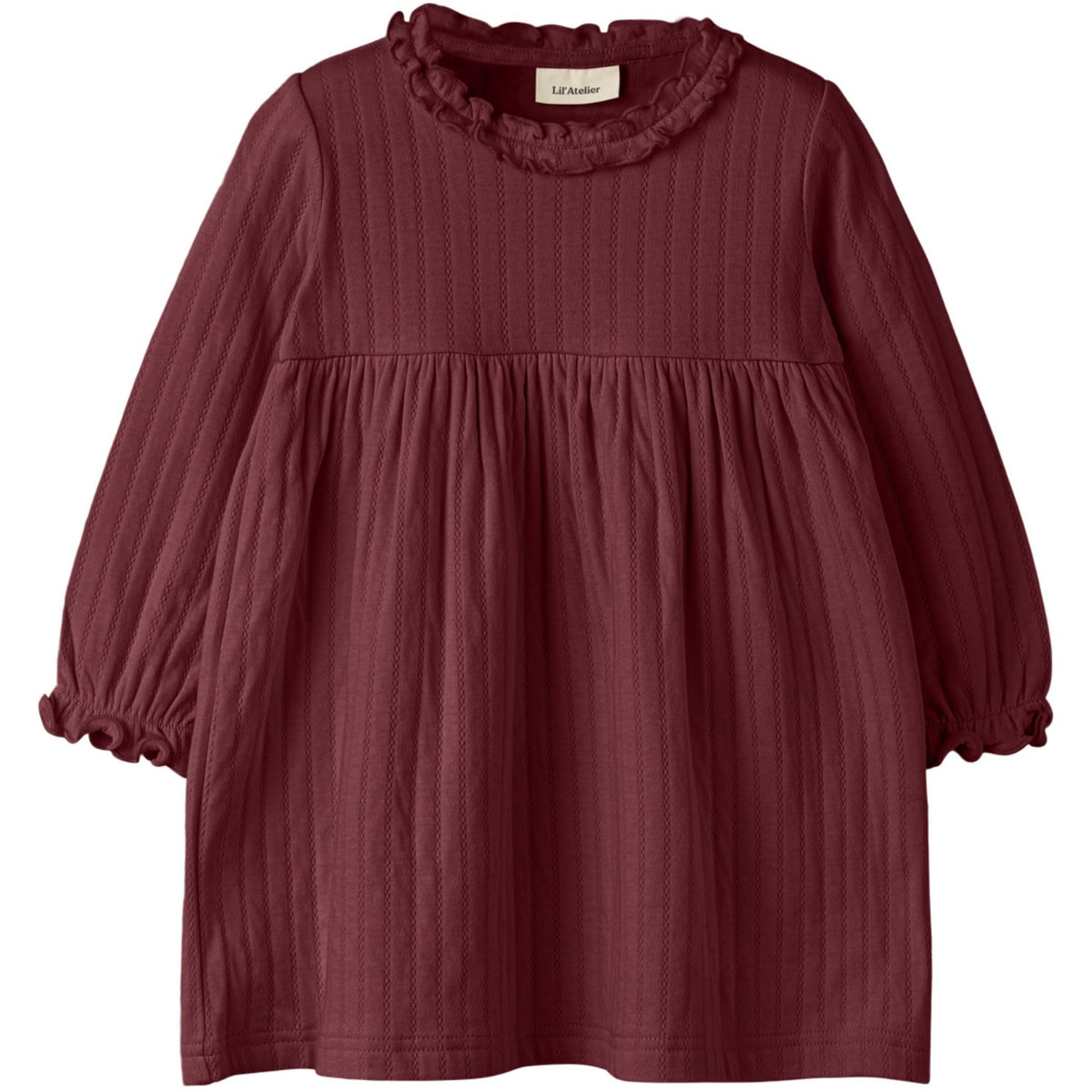 Lil'Atelier Biking Red Nmfriver Ls Kjole Lil