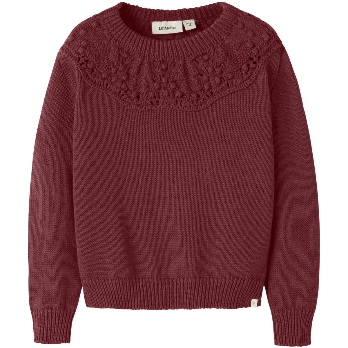 Lil'Atelier Biking Red Nmfreva Ls Loose Strik Lil