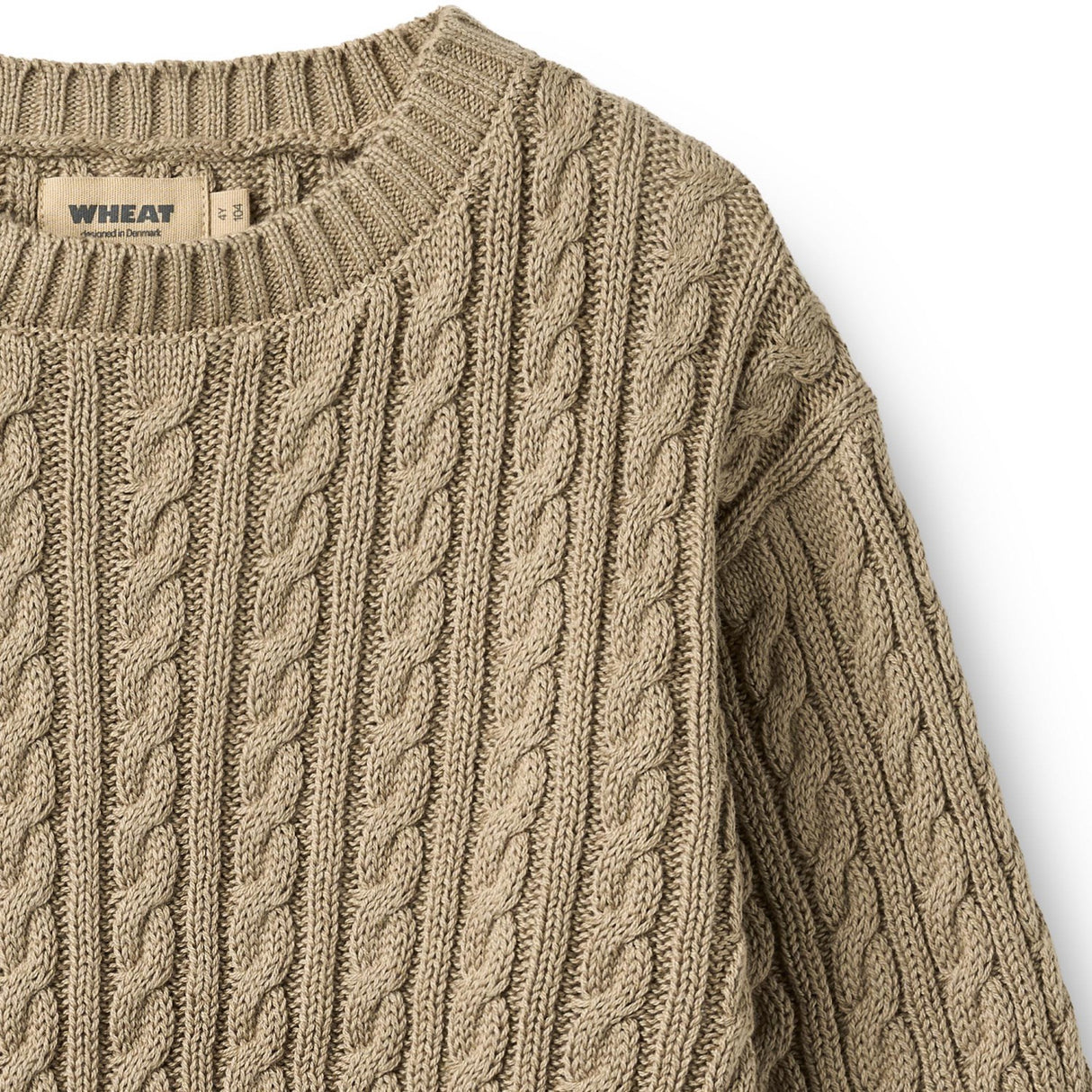 Wheat Gravel Strik Pullover L/S Oliver