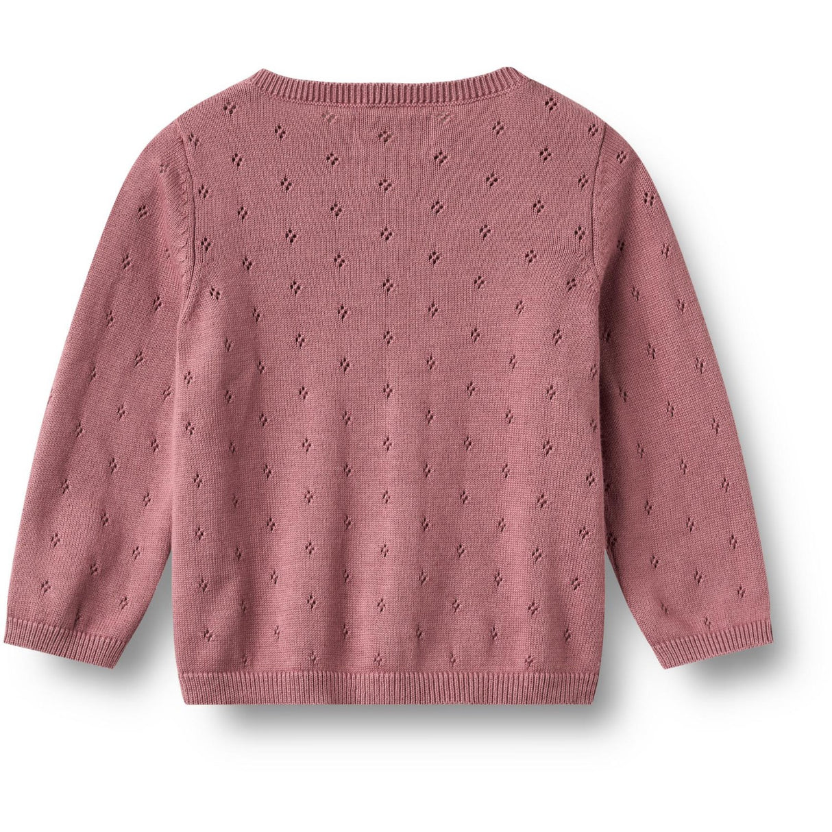 Wheat Warm Lilac Strik Cardigan Maia