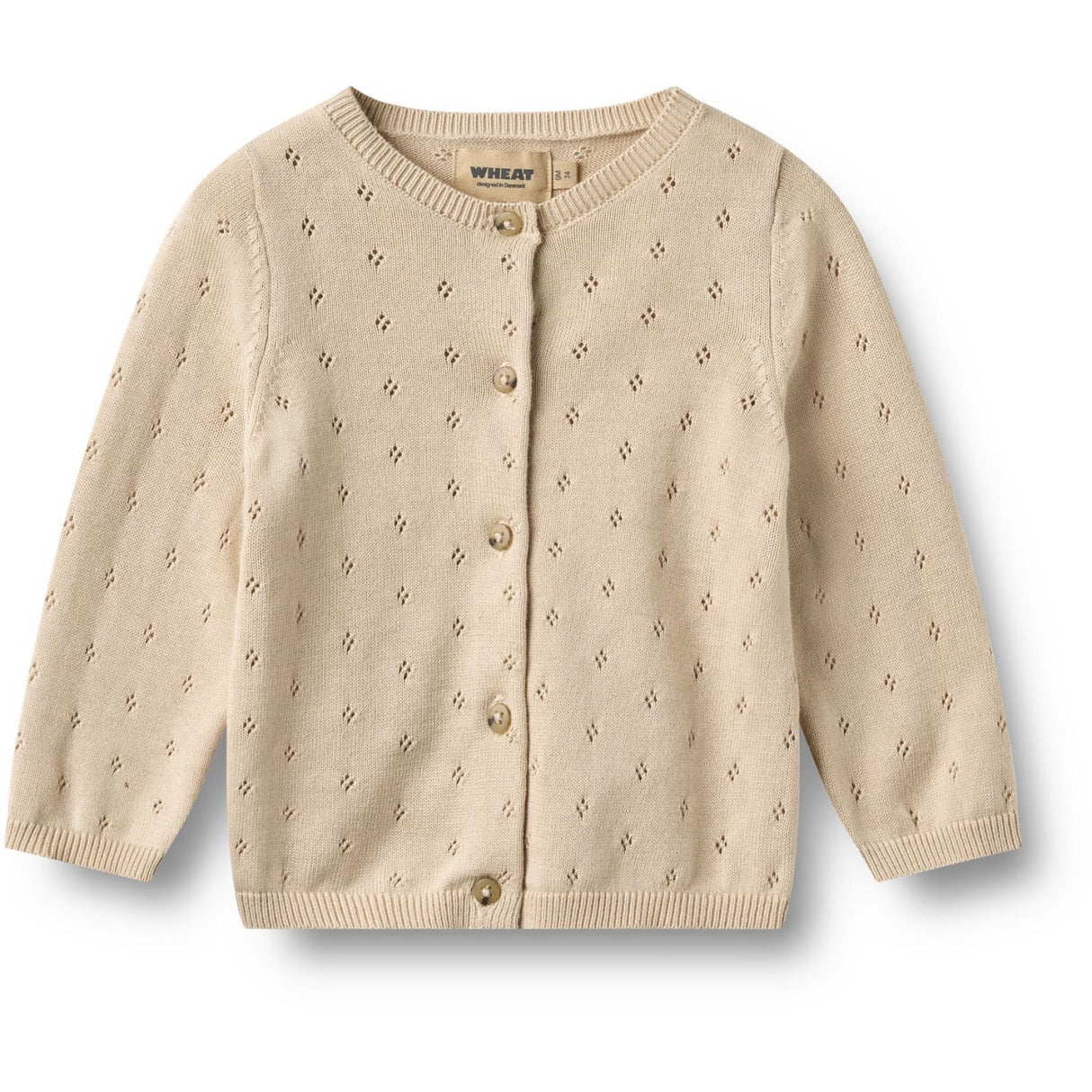 Wheat Offwhite Strik Cardigan Maia