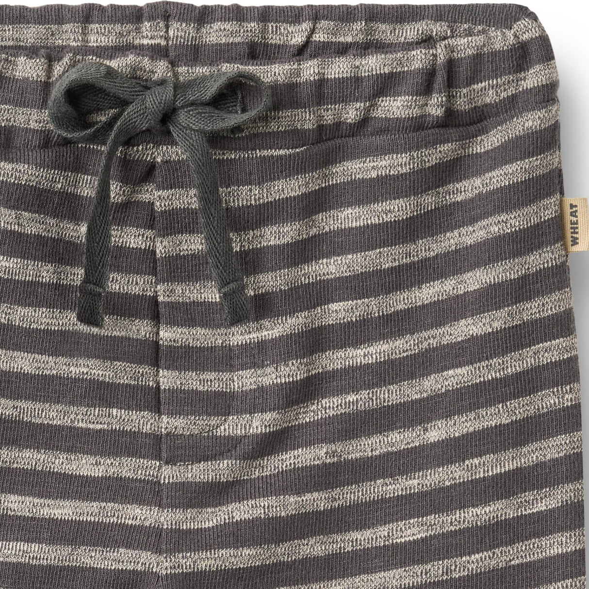 Wheat Dark Charcoal Stripe Jersey Bukser Manfred