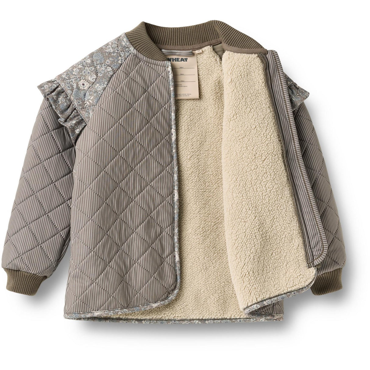 Wheat Brown Stripe Thermo Jakke Ellas