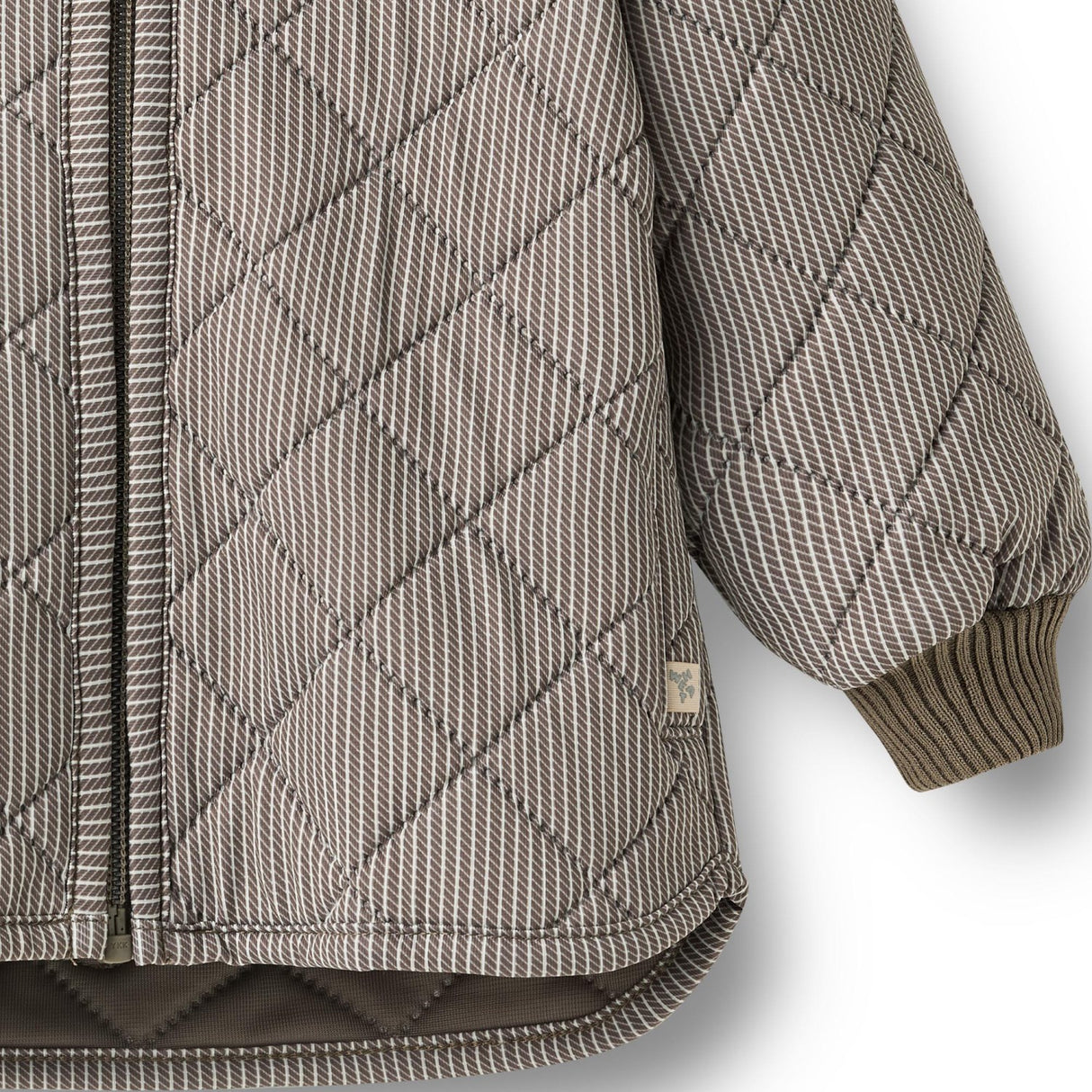 Wheat Brown Stripe Thermo Jakke Loui