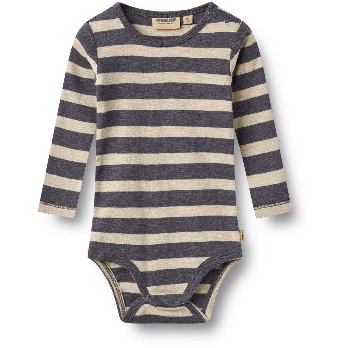 Wheat Greyblue Stripe Body L/S Freddie