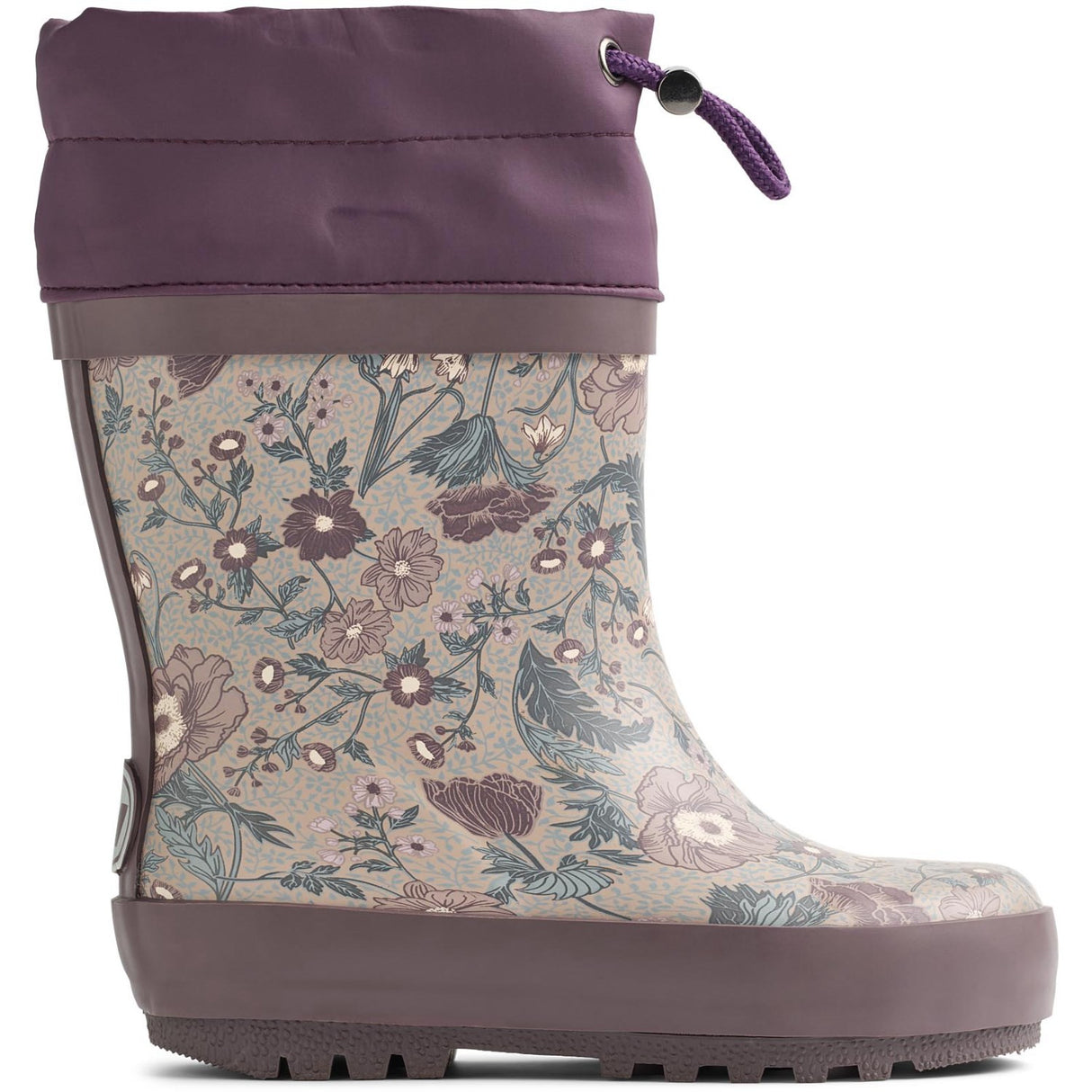 Wheat Soft Sand Flowers Rubber Støvle Thermo