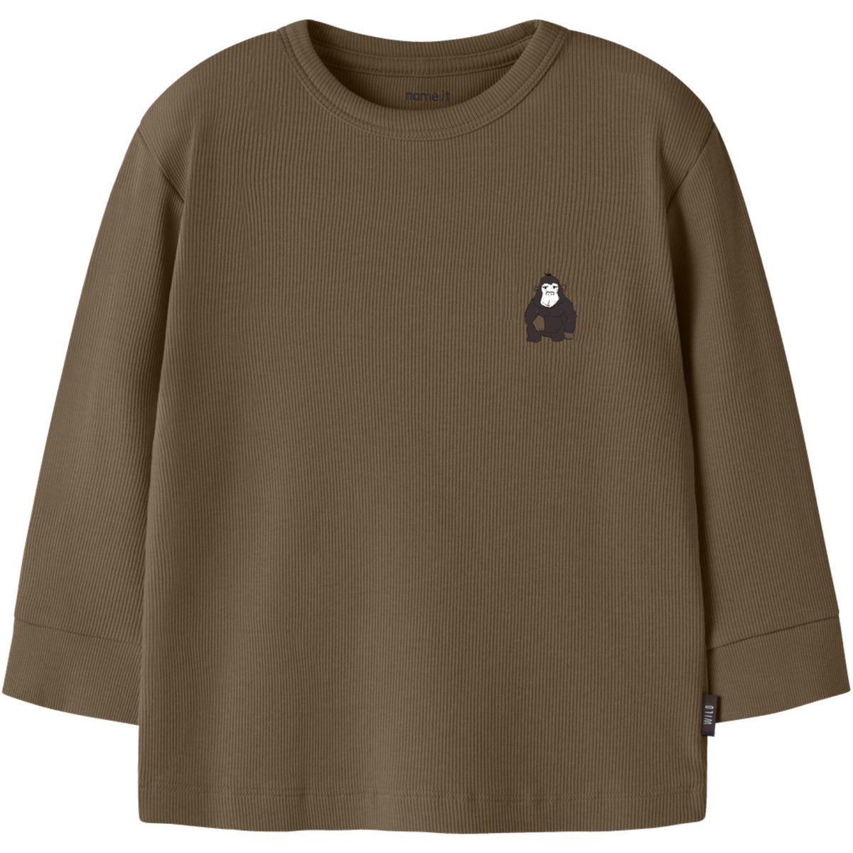 Name It Sepia Nmmrasmus Ls Rib Top Æske