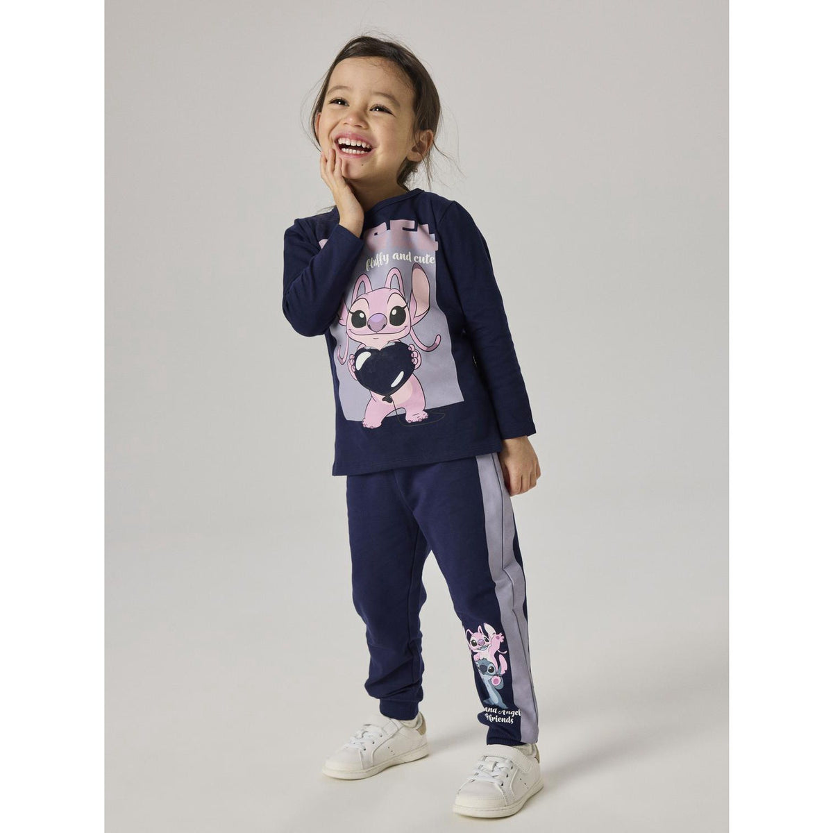 Name It Evening Blue Nmfoda Stitch Ls Nreg Top Æske Wdi