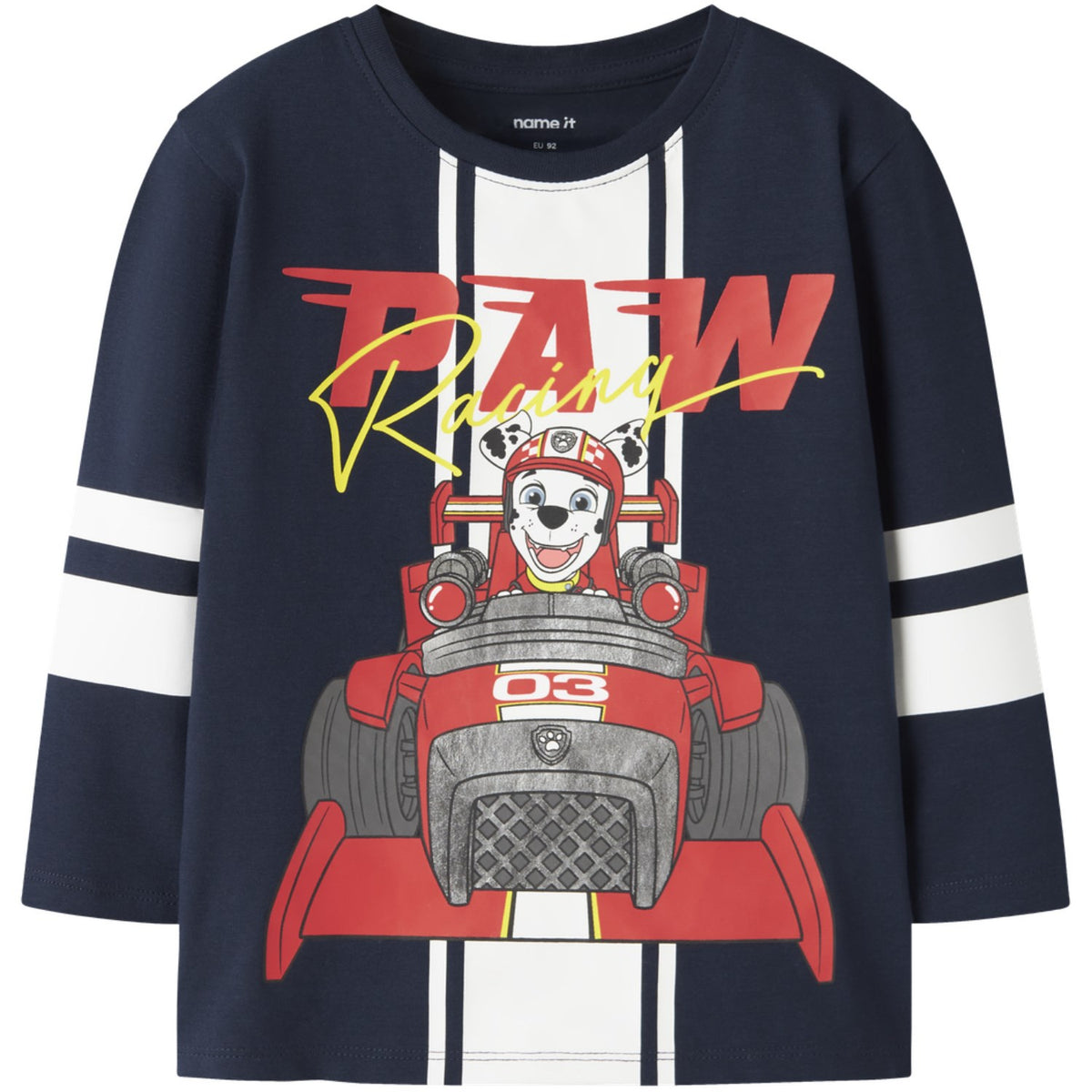 Name It Navy Blazer Nmmoliver Paw Ls Nreg Top Æske Cplg