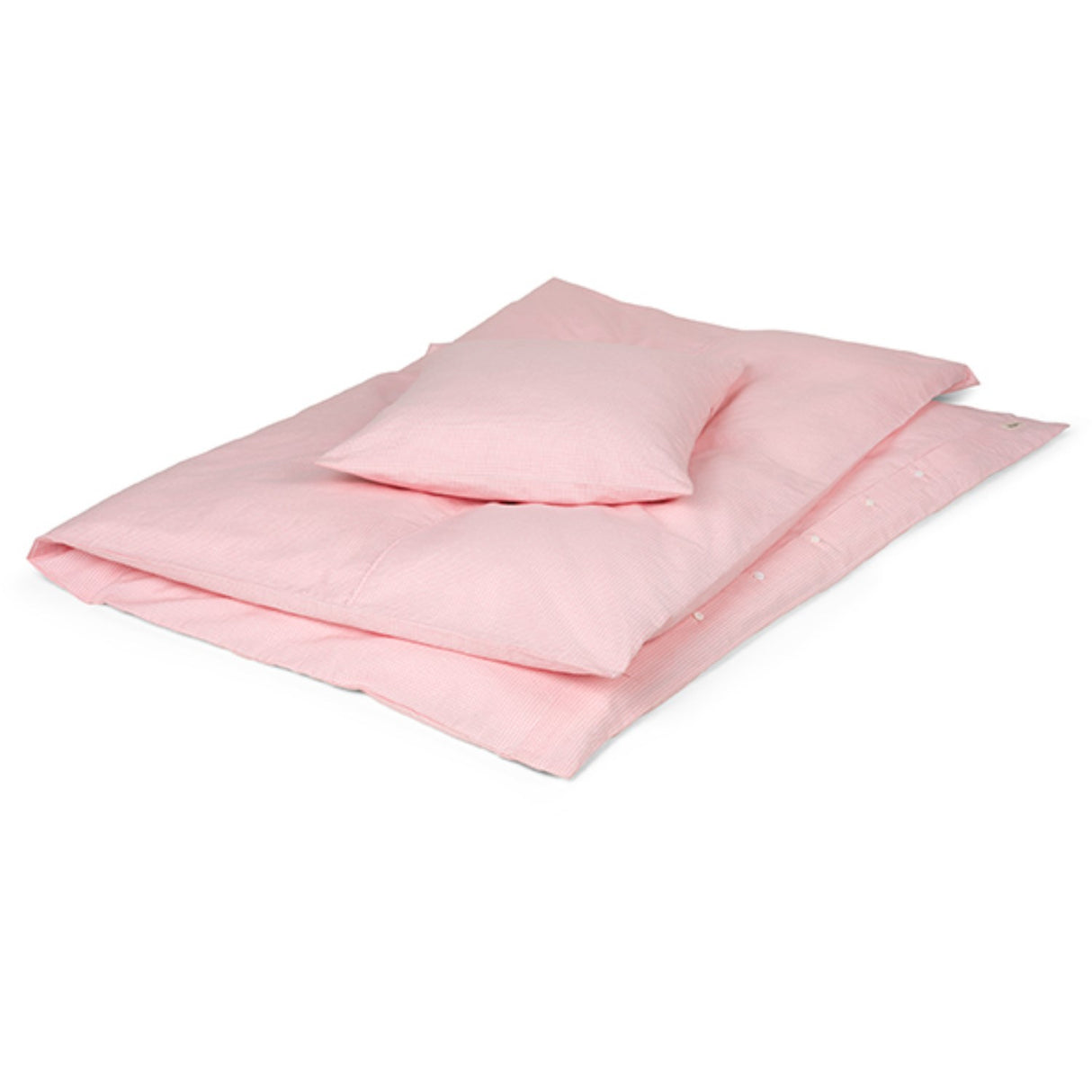 Lalaby Tiny Check Pink Classic Baby Sengetøj