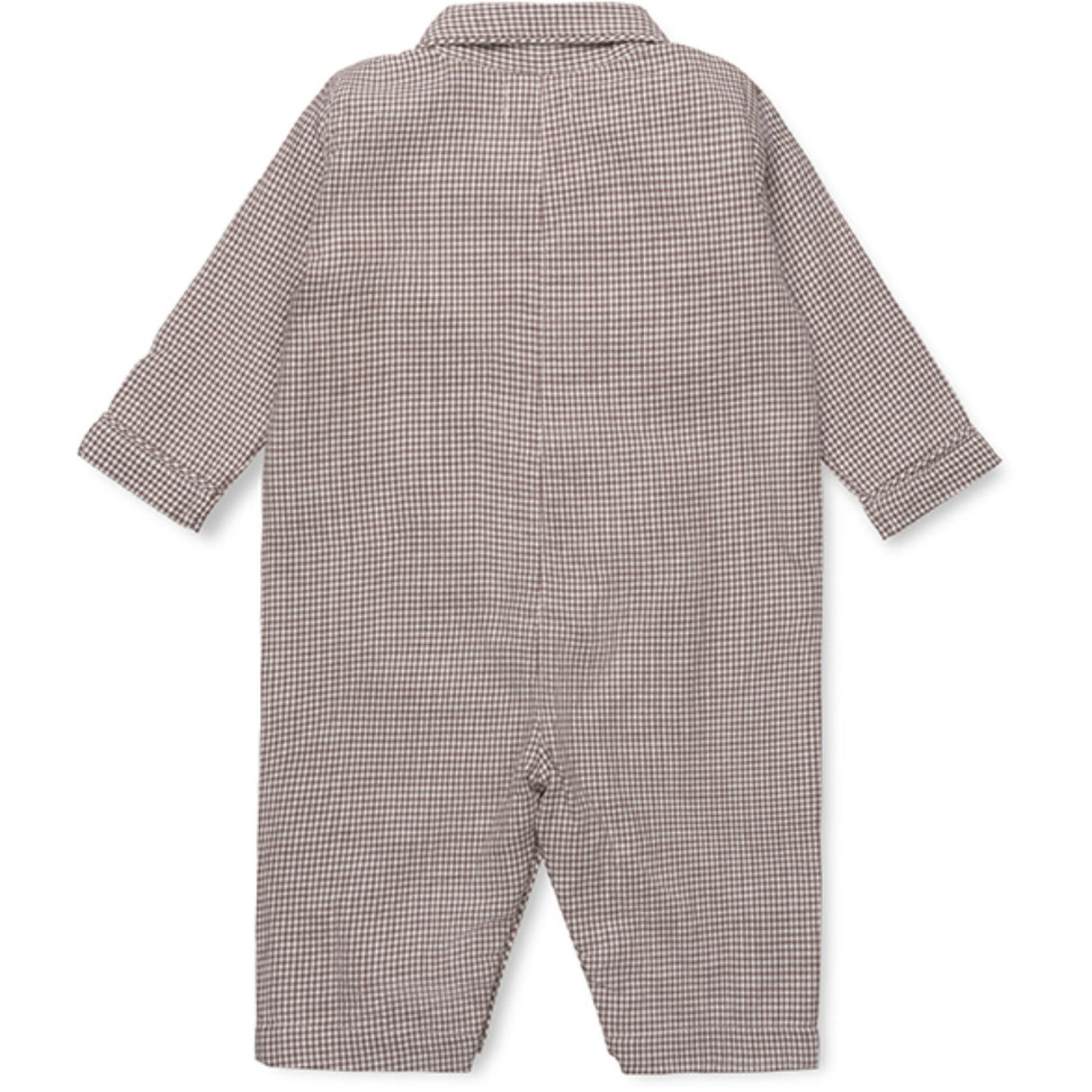 Lalaby Tiny Check Brown Classic Pj Dragt