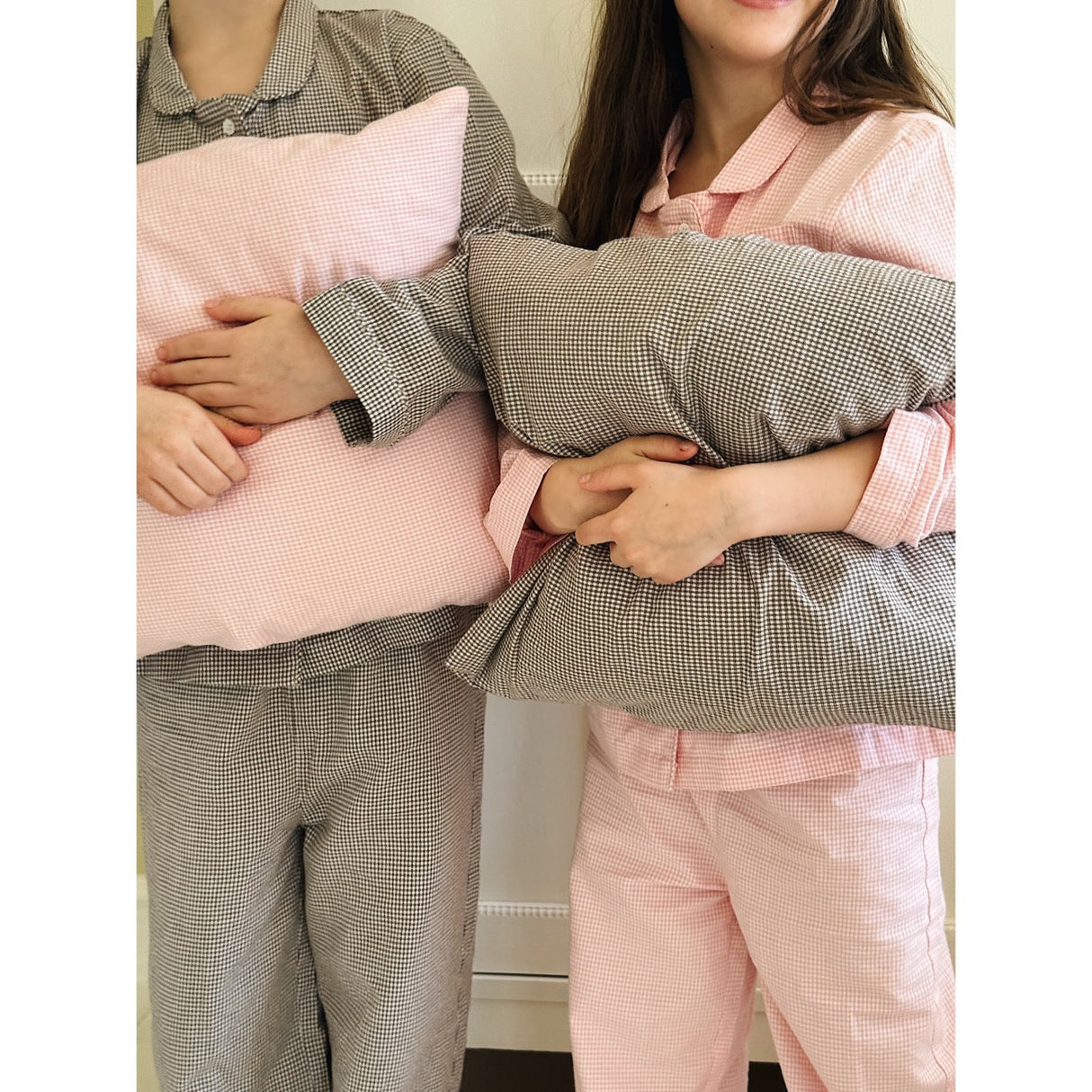 Lalaby Tiny Check Pink Classic Pyjamas