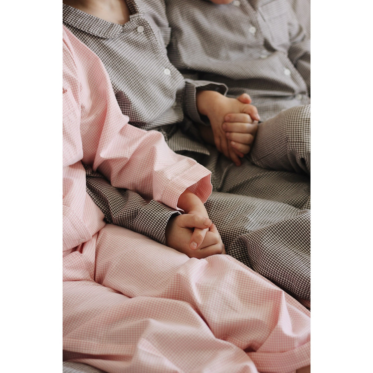 Lalaby Tiny Check Pink Classic Pyjamas