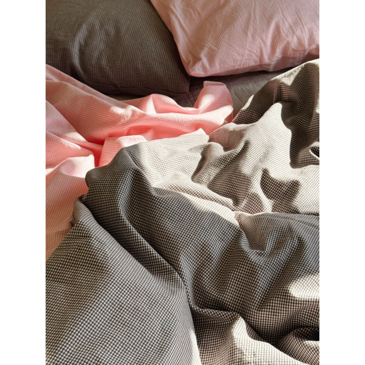 Lalaby Tiny Check Pink Classic Baby Sengetøj
