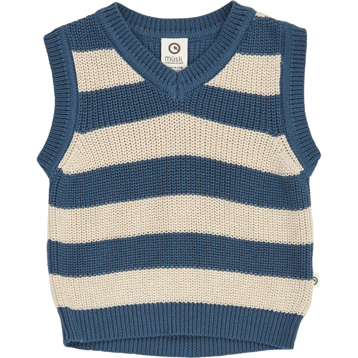 Müsli Navy Strik Stripe Vest Baby