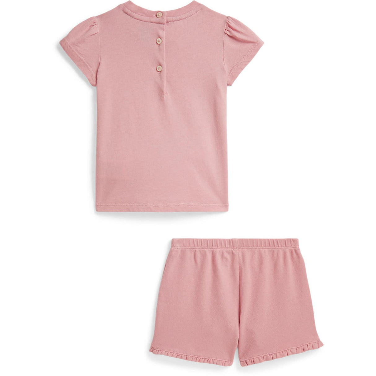Ralph Lauren Baby Adirondack Rose Shorts Sæt