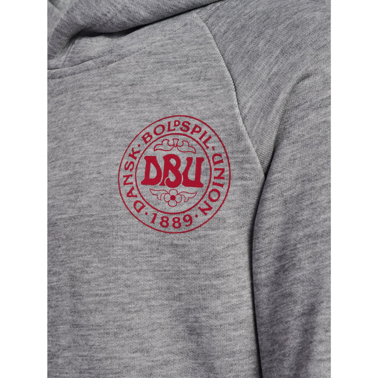 Hummel Grey Melange Jr Reg Dbu Hættetrøje