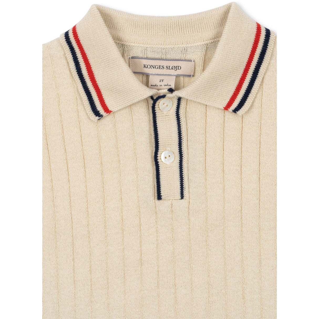 Konges Sløjd Almond Milk Mio Strik Polo Gots