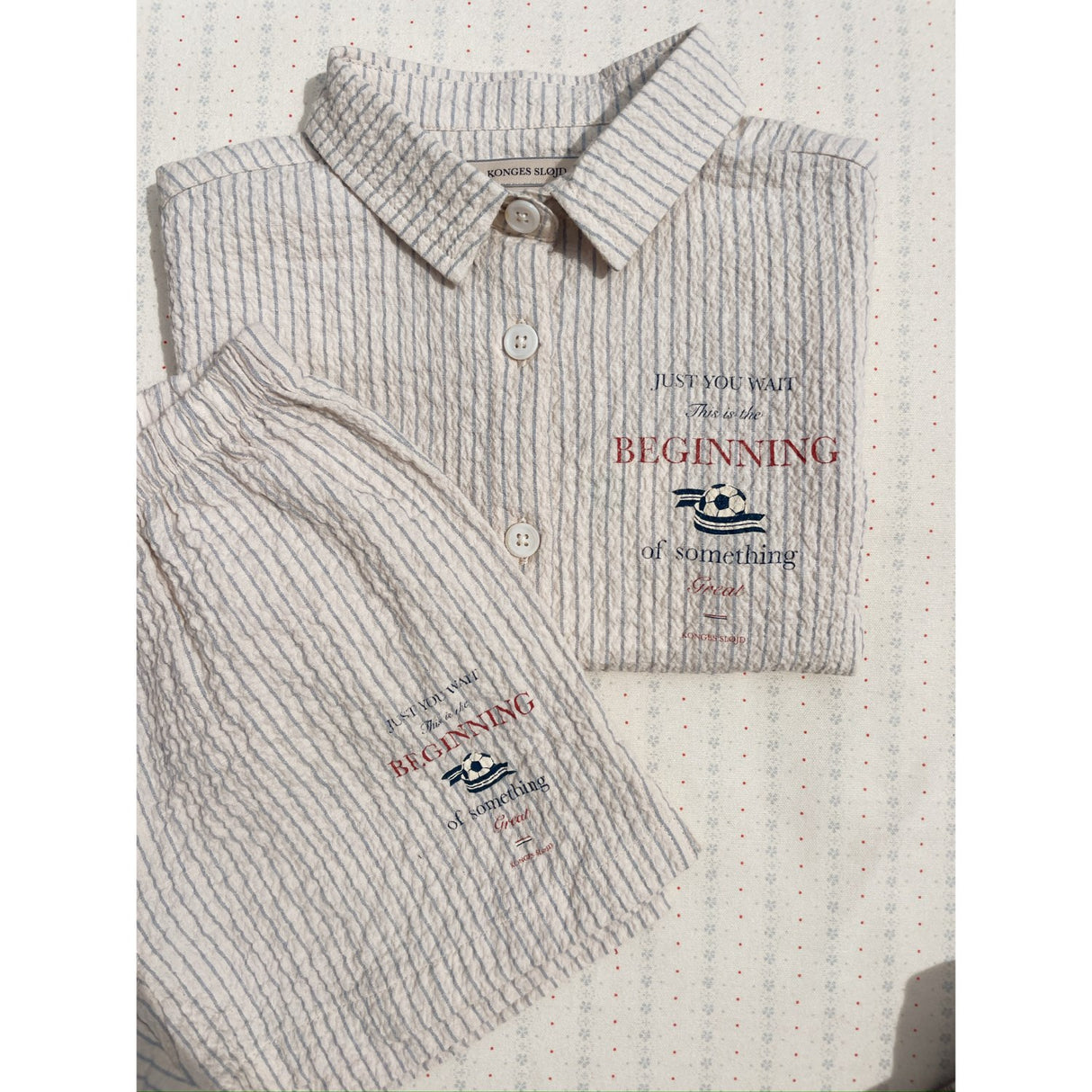 Konges Sløjd Tradewinds Stripe Elliot Ss Skjorte Gots